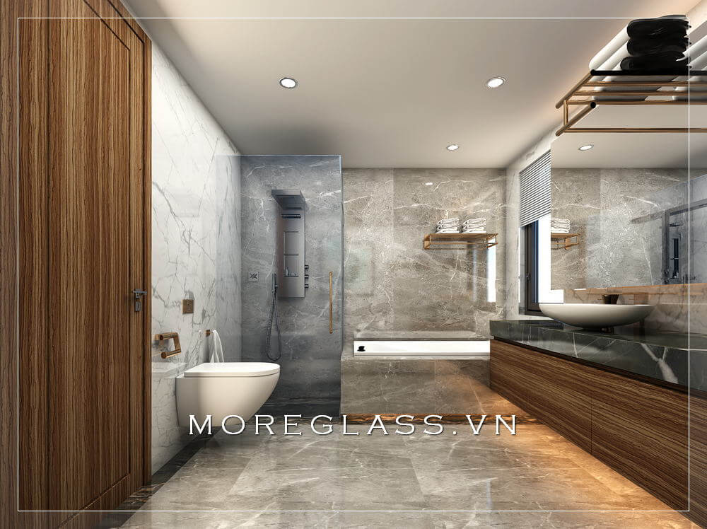 Thiết kế phòng tắm biệt thự